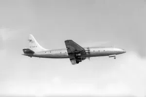 This mammoth aircraft, with a wingspan of 230ft and fuselage length 177ft