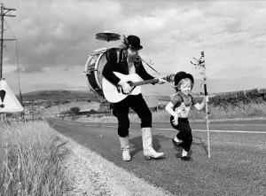Drum Prints: One man band contest. Over the hills and a great way off the wind will blow my top