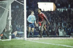 Man United 2-1 Middlesbrough, League Cup match at Old Trafford, Wednesday 11th March 1992