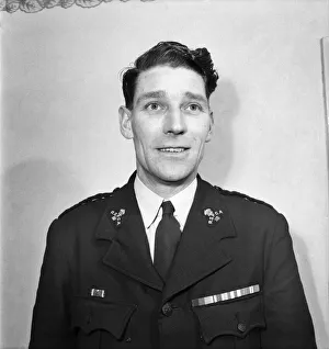 Man working for the RSPCA. December 1952 C6064