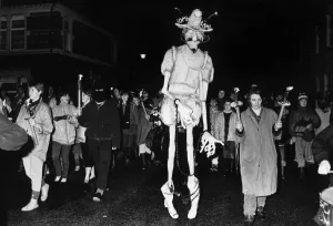 Bonfire Night Prints: Manacled and still clutching his bombs, Guy Fawkes was paraded through the streets of