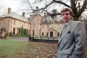 The manager of Crathorne Hall Hotel, Mr Julian Ayres pictured outside the front of