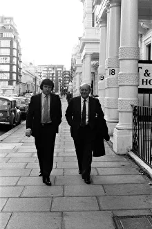 Chairman Prints: Manager Terry Venables and Chairman Jim Gregory of Queens Park Rangers F