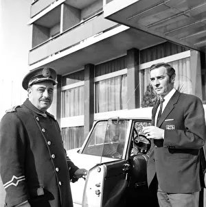 Manager of Wolverhampton Wanderers Ronnie Allen at his penthouse apartment in an area