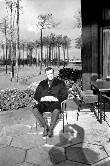 Manager of Wolverhampton Wanderers Ronnie Allen at his penthouse apartment in an area