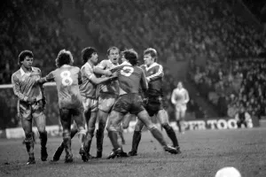 Manchester City 3 v. Middlesbrough 2. Division One Football. January 1981 MF01-13-032