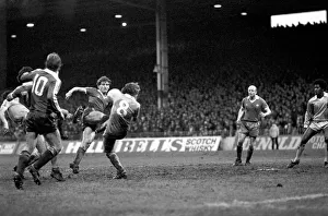 Manchester City 3 v. Middlesbrough 2. Division One Football. January 1981 MF01-13-028