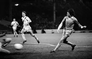 Manchester City 4 v. Crystal Palace 0. F. A Cup Football. January 1981 MF01-03-035