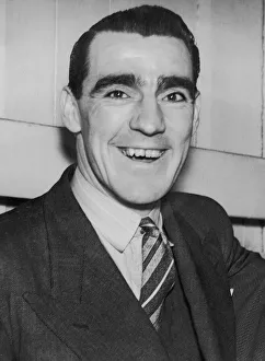 Manchester city footballer Frank Swift. Circa 1947