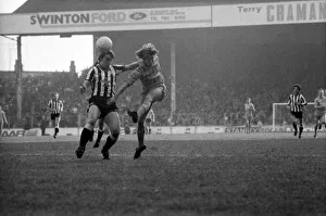 Manchester City v. Newcastle. February 1984 MF14-11-038 The final score was a two one