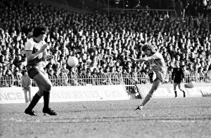 Manchester City v. Shrewsbury. March 1984 MF14-18-012 The final score was a one nil