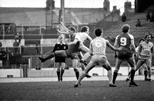 Manchester City v. Shrewsbury. March 1984 MF14-18-015 The final score was a one nil