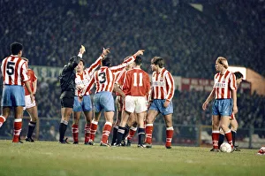 00594 Prints: Manchester United 1 Atletico Madrid 1 Cup-Winners Cup 2nd Round