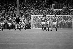 Manchester United 1 v. Swansea 0. Division 1 Football. September 1981 MF03-20-094