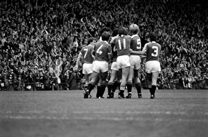 Manchester United 1 v. Swansea 0. Division 1 Football. September 1981 MF03-20-058