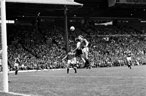 Manchester United 1 v. Swansea 0. Division 1 Football. September 1981 MF03-20-048