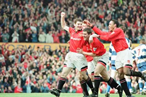 Manchester United 2-0 QPR, FA Cup Quarter Final match action, Old Trafford