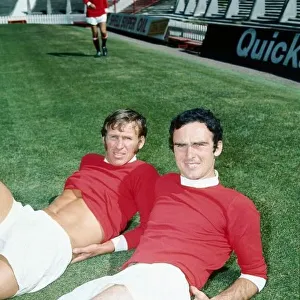 Paddy Crerand Prints: Manchester United Football Club season 1971-72 Team Pictures July 1971