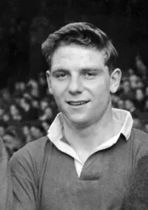 Manchester United footballer Duncan Edwards pictured before his side