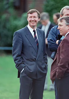 00365 Prints: Manchester United manager Alex Ferguson 7th March 1991