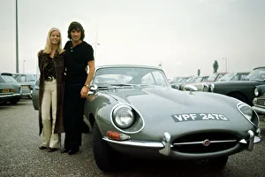 Wags Prints: Manchester United and Northern Ireland footballer George Best with his girlfriend Siv