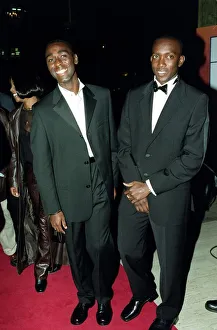 Suit Prints: Manchester United team mates Andrew Cole & Dwight Yorke arrive for the start of the 1998