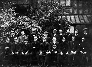 Manchester United team training in Chingsford for the 1909 FA Cup Final