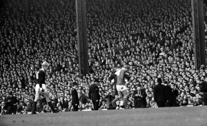 Manchester United v Arsenal - October 1967 Denis Law of Manchester United