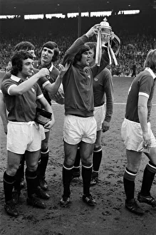 01226 Prints: Manchester United v Blackpool, League Division Two, final score 4-0 to Manchester United