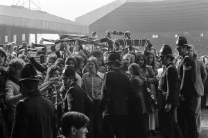 01226 Prints: Manchester United v Blackpool, League Division Two, final score 4-0 to Manchester United