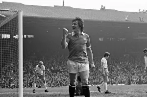 Manchester United v Blackpool, League Division Two, final score 4-0 to Manchester United