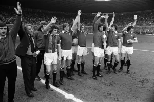 01226 Prints: Manchester United v Blackpool, League Division Two, final score 4-0 to Manchester United