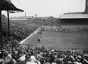 Manchester United v Bolton. Manchester United return to Old Trafford August 1949