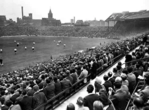 Manchester United v Bolton. Manchester United return to Old Trafford August 1949