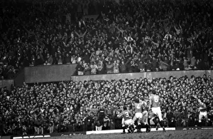 Manchester United v. Everton. March 1985 MF20-09-021 The final score was a one all