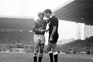 Manchester United v. Everton. March 1985 MF20-09-038 The final score was a one all
