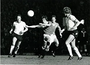 Spindistribution 230604 Prints: Manchester United v Liverpool October 1977 Steve Coppel in action during Division