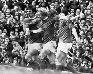 Team Mates Prints: Manchester United v Sheffield United Denis Law regains his scoring touch