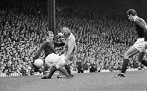 Tackle Prints: Manchester Uniteds John Fitzpatrick goes in for a challenge during the league match