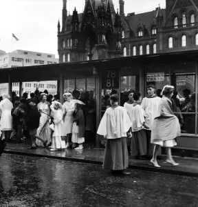 Manchester Whit Walks, Greater Manchester. 13th June 1960. M4479-003