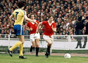 Manchesters Gordon Hill seen here in action during the FA Cup Final between Manchester