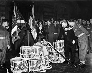 Manchesters Lord Mayor Colonels P Dawson and the commanding officer of