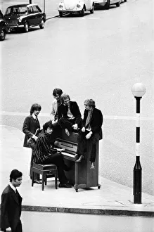 Manfred Mann seen here performing for the last time in public in central London