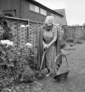Margaret Rutherford September 1963 Actress Pictured at home Gerrards Cross Bucks in