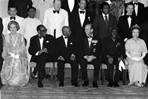 Margaret Thatcher Aug 1979 and Queen Elizabeth and Prince Philip in Zambia
