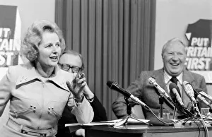 Margaret Thatcher conservative spokesman for Education October 1974 seen here at a