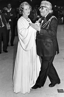 Margaret Thatcher dancing with Mayor of Brighton at Conservative party conference