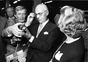 00047 Prints: Margaret Thatcher with husband Dennis visits the Black and Decker Factory in Spennymore