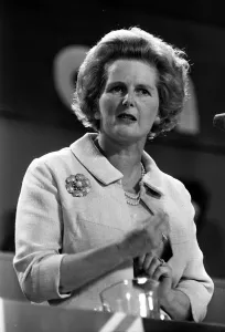 00198 Prints: Margaret Thatcher making speech at the 1967 Conservative Party Conferance October
