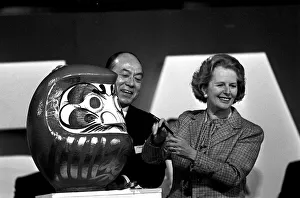 MARGARET THATCHER OPENING NISSAN FACTORY 1986 1993 / 002259